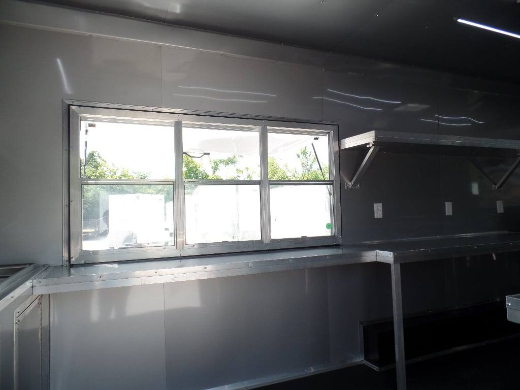 501-8.5-x-20-white-pizza-concession-food-trailer-with-appliances-16.jpg 8.5' x 20' White Pizza Concession Food Trailer With Appliances