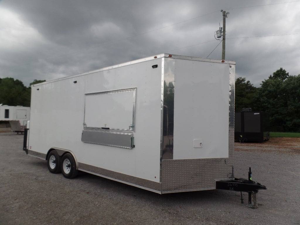 501-8.5-x-20-white-pizza-concession-food-trailer-with-appliances-26.jpg 8.5' x 20' White Pizza Concession Food Trailer With Appliances