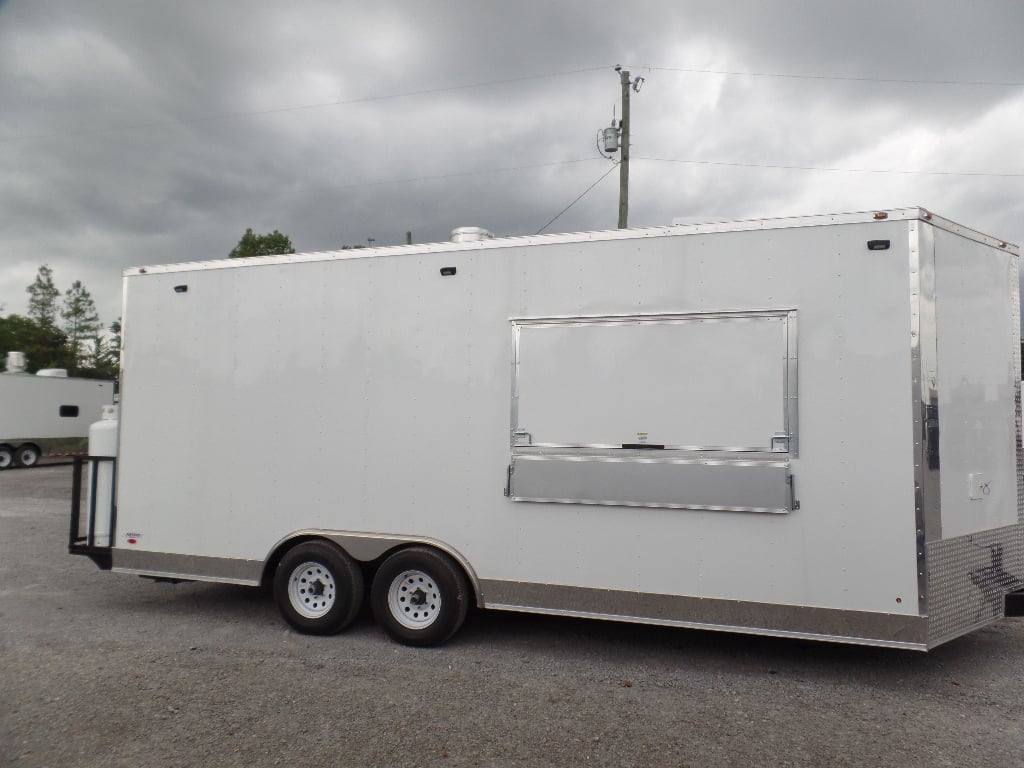 501-8.5-x-20-white-pizza-concession-food-trailer-with-appliances-30.jpg 8.5' x 20' White Pizza Concession Food Trailer With Appliances