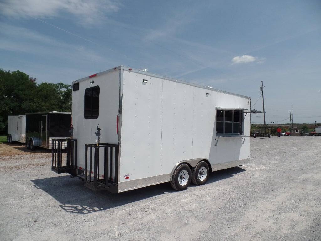 501-8.5-x-20-white-pizza-concession-food-trailer-with-appliances-40.jpg 8.5' x 20' White Pizza Concession Food Trailer With Appliances