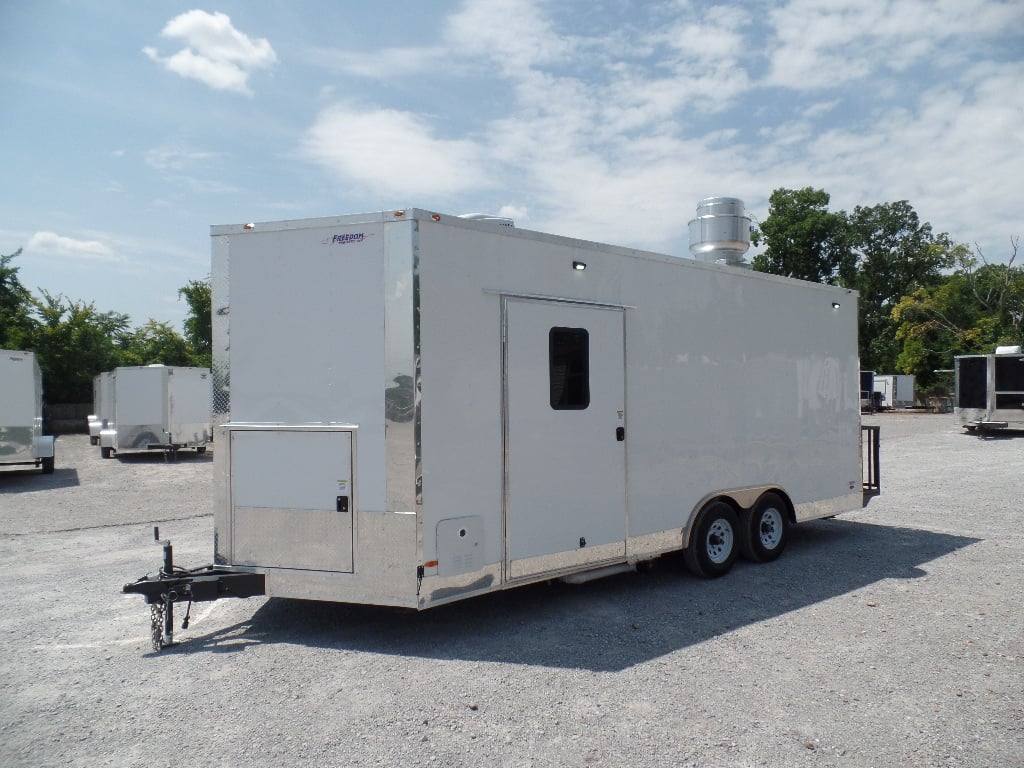 501-8.5-x-20-white-pizza-concession-food-trailer-with-appliances-41.jpg 8.5' x 20' White Pizza Concession Food Trailer With Appliances