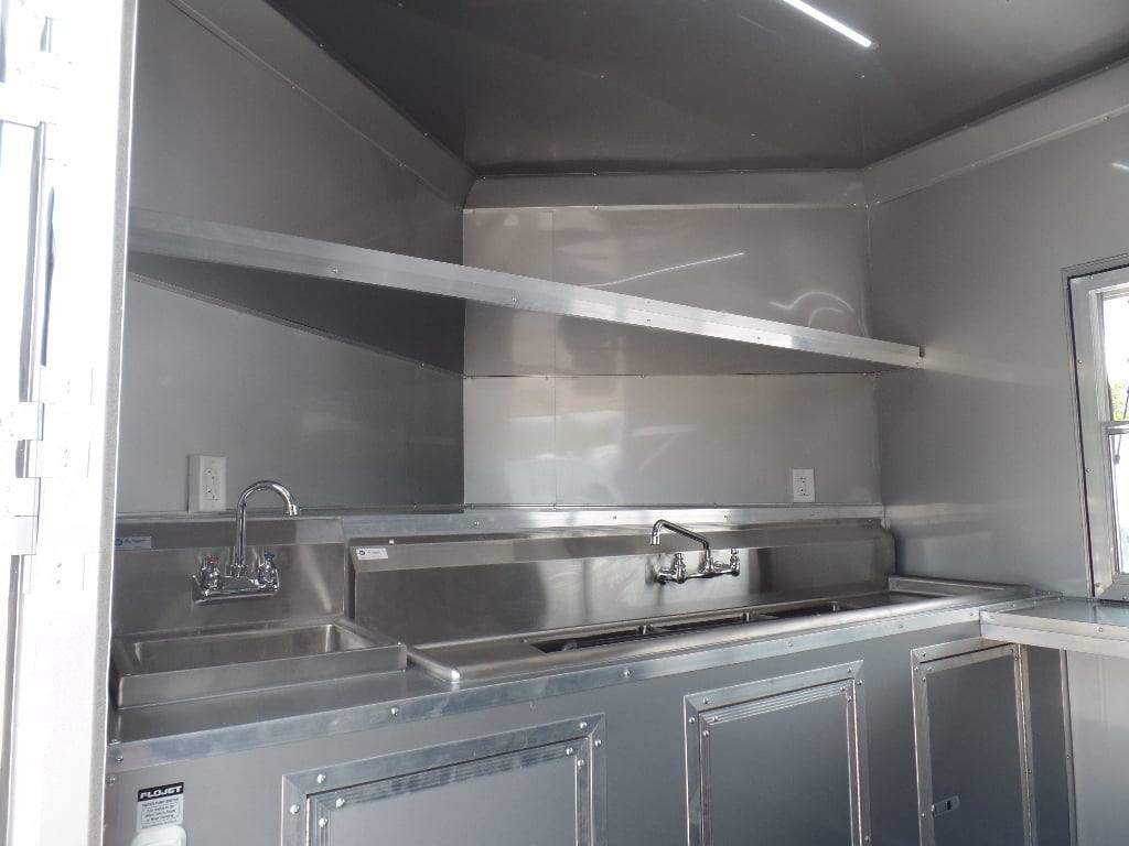 501-8.5-x-20-white-pizza-concession-food-trailer-with-appliances-46.jpg 8.5' x 20' White Pizza Concession Food Trailer With Appliances