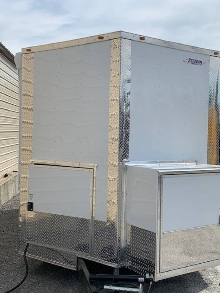 502-8.5-x-20-white-v-nose-concession-food-trailer-1.jpg 8.5' x 20' White V-Nose Concession Food Trailer