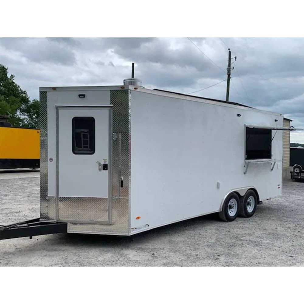 503-8.5-x-20-white-v-nose-concession-food-trailer-1.webp 8.5' x 20' White V-Nose Concession Food Trailer