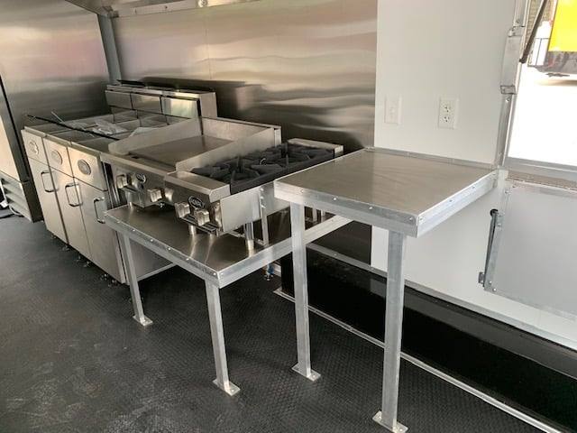 504-8.5-x-20-white-v-nose-concession-food-trailer-with-appliances-12.jpg 8.5' x 20' White V-Nose Concession Food Trailer with Appliances