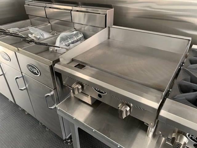 504-8.5-x-20-white-v-nose-concession-food-trailer-with-appliances-13.jpg 8.5' x 20' White V-Nose Concession Food Trailer with Appliances