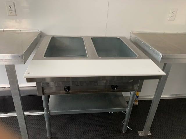 504-8.5-x-20-white-v-nose-concession-food-trailer-with-appliances-21.jpg 8.5' x 20' White V-Nose Concession Food Trailer with Appliances