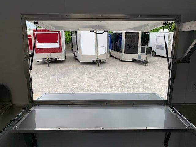 504-8.5-x-20-white-v-nose-concession-food-trailer-with-appliances-31.jpg 8.5' x 20' White V-Nose Concession Food Trailer with Appliances