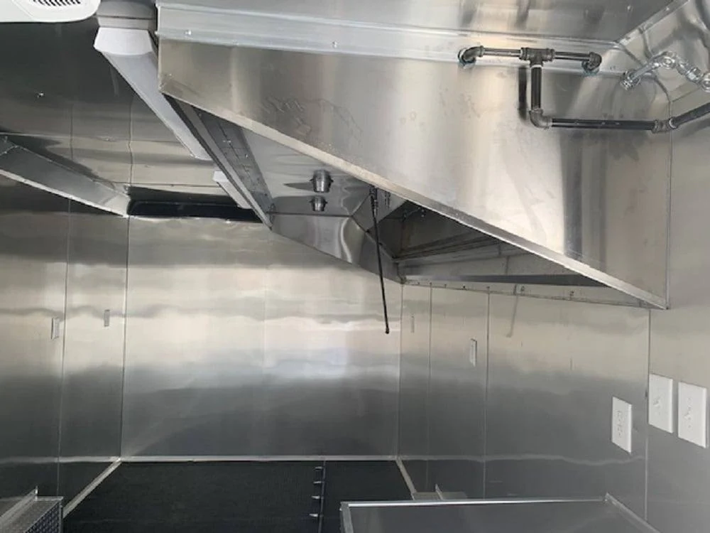 8.5' x 20' Yellow Concession Food Trailer