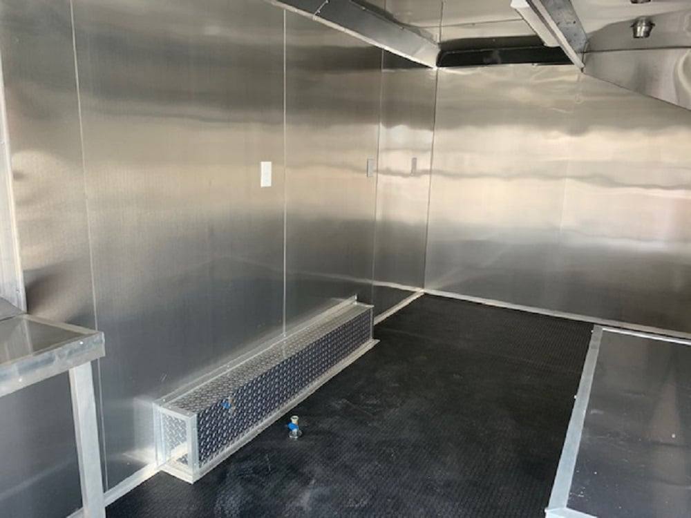 8.5' x 20' Yellow Concession Food Trailer