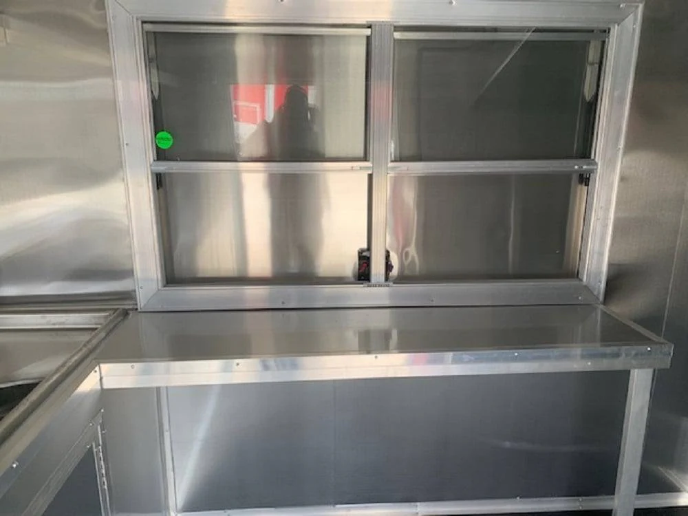 8.5' x 20' Yellow Concession Food Trailer