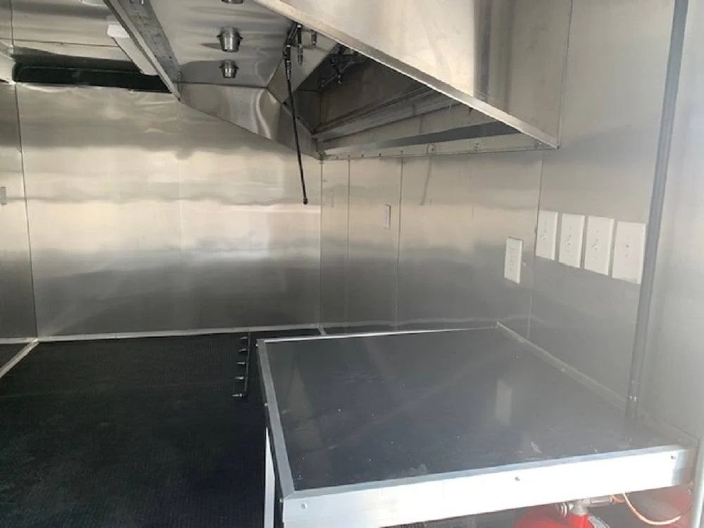 8.5' x 20' Yellow Concession Food Trailer