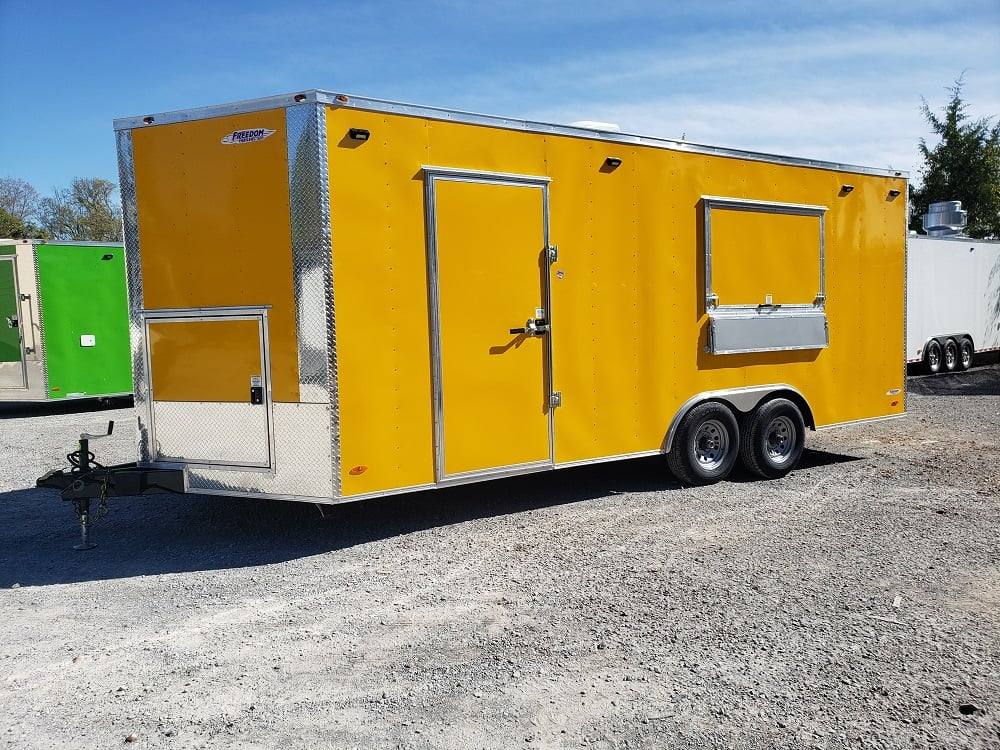 509-8.5-x-20-yellow-event-catering-concession-food-trailer-5.jpg 8.5' x 20' Yellow Event Catering Concession Food Trailer