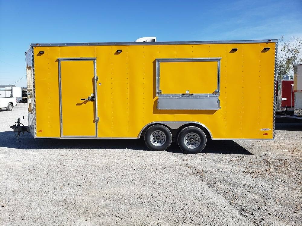 509-8.5-x-20-yellow-event-catering-concession-food-trailer-7.jpg 8.5' x 20' Yellow Event Catering Concession Food Trailer
