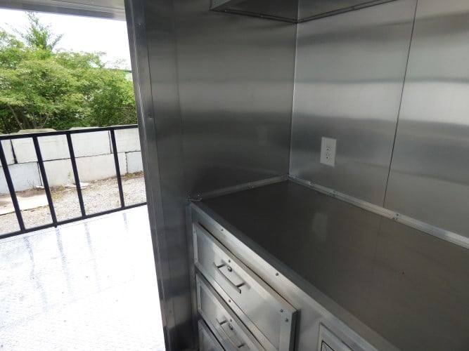 51-8.5-x-14-black-concession-bbq-food-event-catering-trailer-10.jpg 8.5' x 14' Black Concession BBQ Food Event Catering Trailer