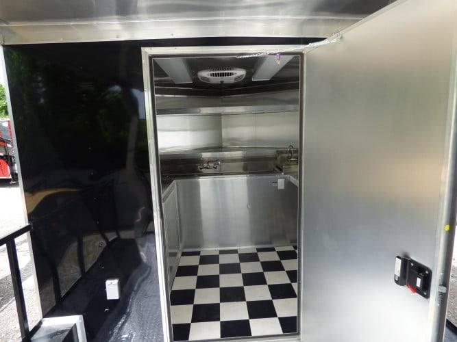51-8.5-x-14-black-concession-bbq-food-event-catering-trailer-13.jpg 8.5' x 14' Black Concession BBQ Food Event Catering Trailer