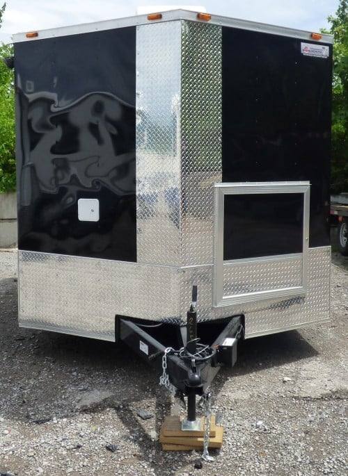 51-8.5-x-14-black-concession-bbq-food-event-catering-trailer-26.jpg 8.5' x 14' Black Concession BBQ Food Event Catering Trailer