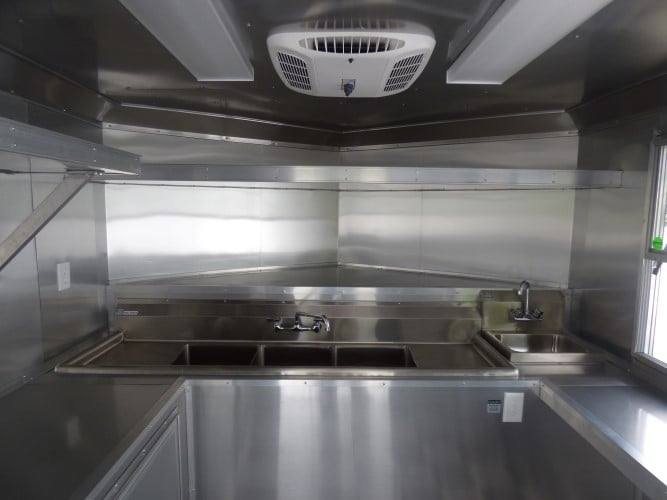 51-8.5-x-14-black-concession-bbq-food-event-catering-trailer-29.jpg 8.5' x 14' Black Concession BBQ Food Event Catering Trailer