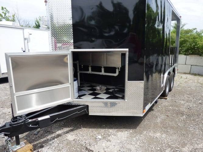 51-8.5-x-14-black-concession-bbq-food-event-catering-trailer-31.jpg 8.5' x 14' Black Concession BBQ Food Event Catering Trailer