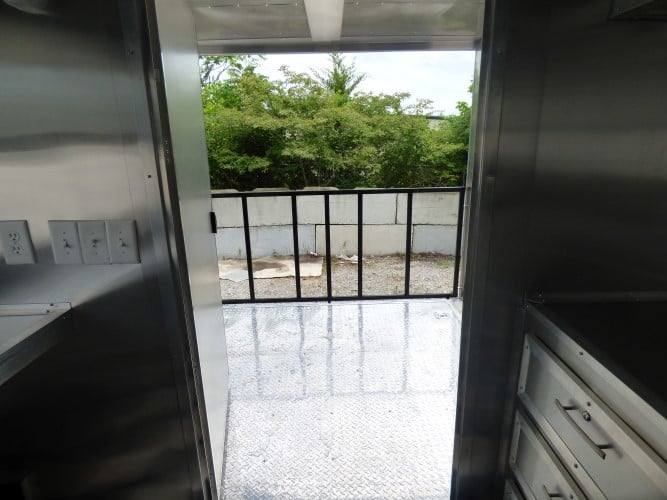 51-8.5-x-14-black-concession-bbq-food-event-catering-trailer-35.jpg 8.5' x 14' Black Concession BBQ Food Event Catering Trailer