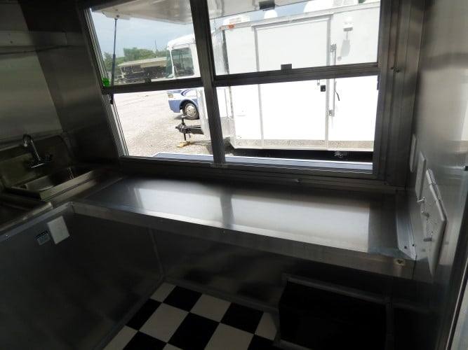 51-8.5-x-14-black-concession-bbq-food-event-catering-trailer-8.jpg 8.5' x 14' Black Concession BBQ Food Event Catering Trailer