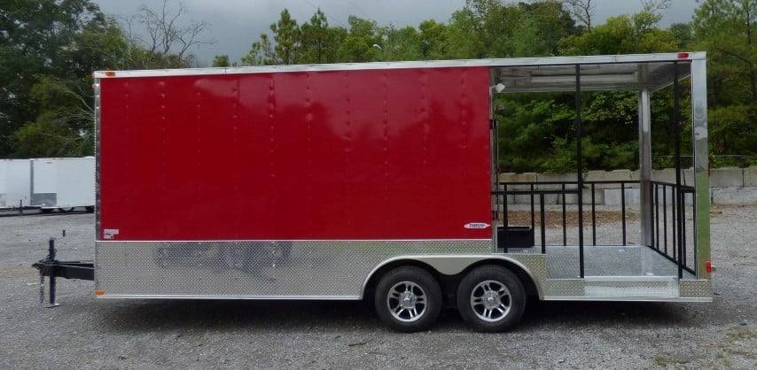511-8.5-x-21-victory-red-event-catering-concession-food-trailer-12.jpg 8.5' x 21' Victory Red Event Catering Concession Food Trailer