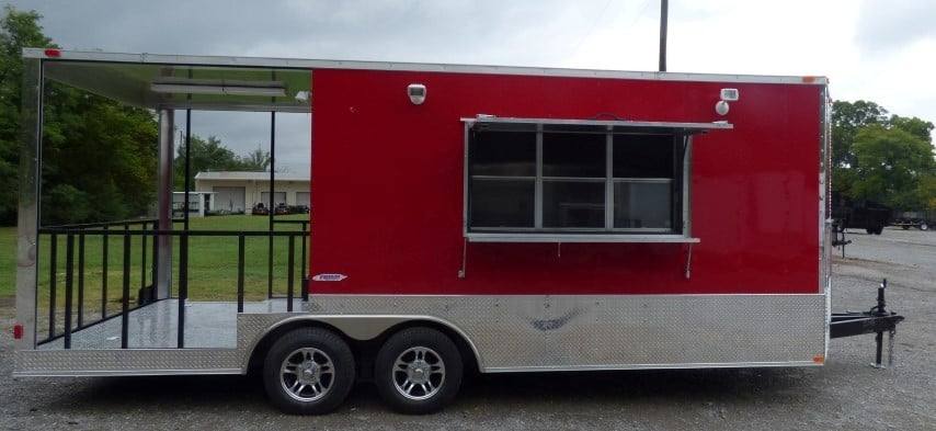 511-8.5-x-21-victory-red-event-catering-concession-food-trailer-16.jpg 8.5' x 21' Victory Red Event Catering Concession Food Trailer