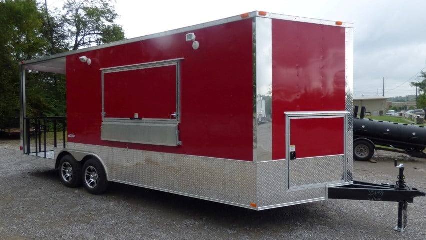511-8.5-x-21-victory-red-event-catering-concession-food-trailer-19.jpg 8.5' x 21' Victory Red Event Catering Concession Food Trailer