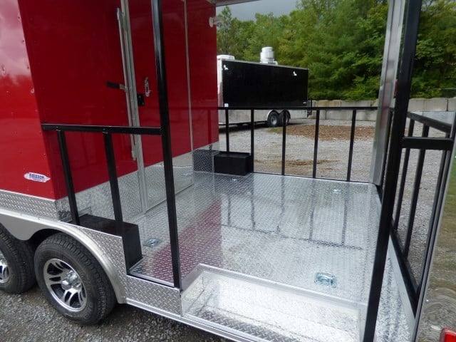 511-8.5-x-21-victory-red-event-catering-concession-food-trailer-2.jpg 8.5' x 21' Victory Red Event Catering Concession Food Trailer