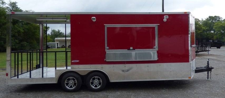 511-8.5-x-21-victory-red-event-catering-concession-food-trailer-22.jpg 8.5' x 21' Victory Red Event Catering Concession Food Trailer