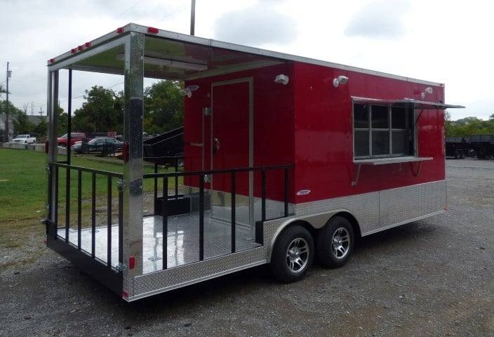 511-8.5-x-21-victory-red-event-catering-concession-food-trailer-23.jpg 8.5' x 21' Victory Red Event Catering Concession Food Trailer