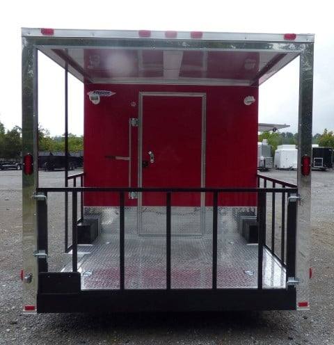 511-8.5-x-21-victory-red-event-catering-concession-food-trailer-3.jpg 8.5' x 21' Victory Red Event Catering Concession Food Trailer