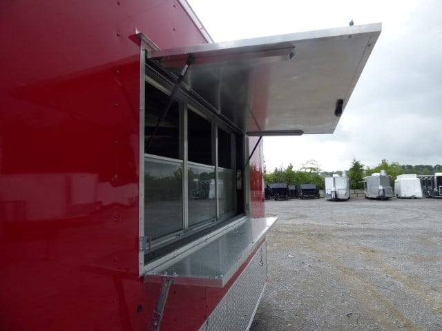 511-8.5-x-21-victory-red-event-catering-concession-food-trailer-4.jpg 8.5' x 21' Victory Red Event Catering Concession Food Trailer