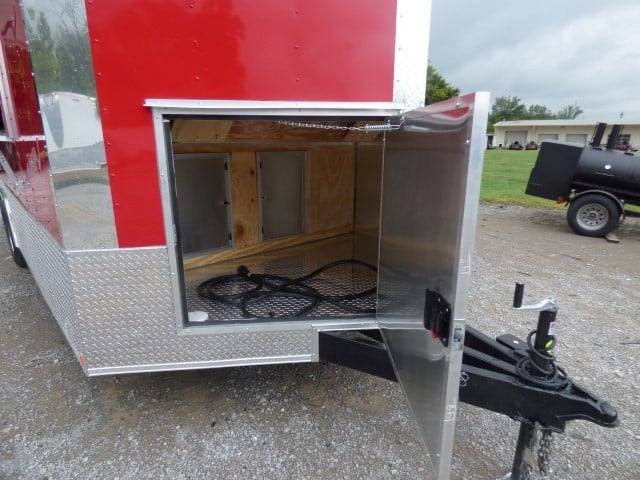 511-8.5-x-21-victory-red-event-catering-concession-food-trailer-8.jpg 8.5' x 21' Victory Red Event Catering Concession Food Trailer