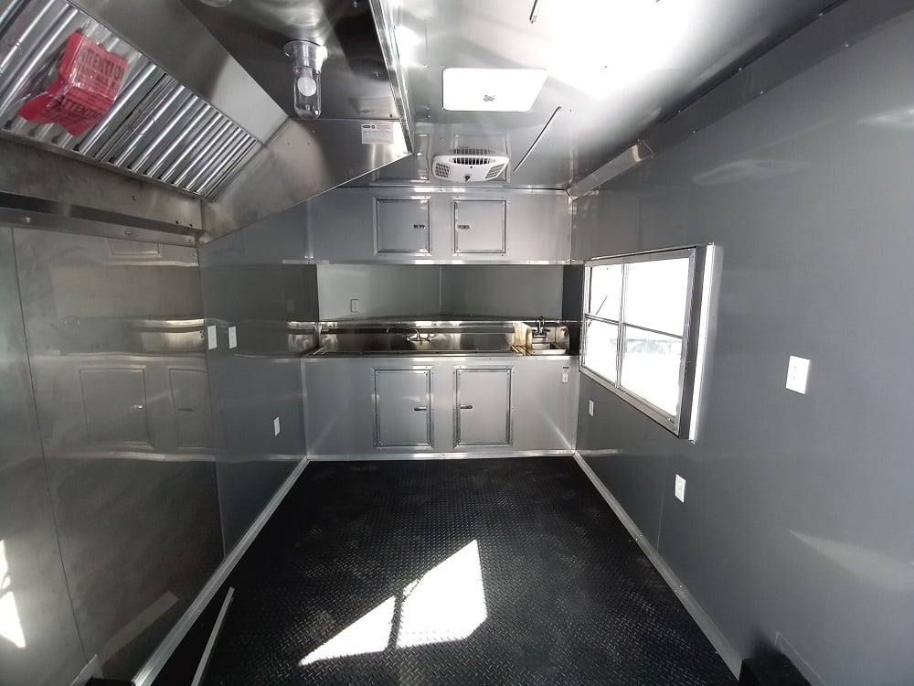 512-8.5-x-21-white-porch-style-bbq-vending-concession-trailer-with-appliances-24.jpg 8.5' x 21' White Porch Style BBQ Vending Concession Trailer with Appliances