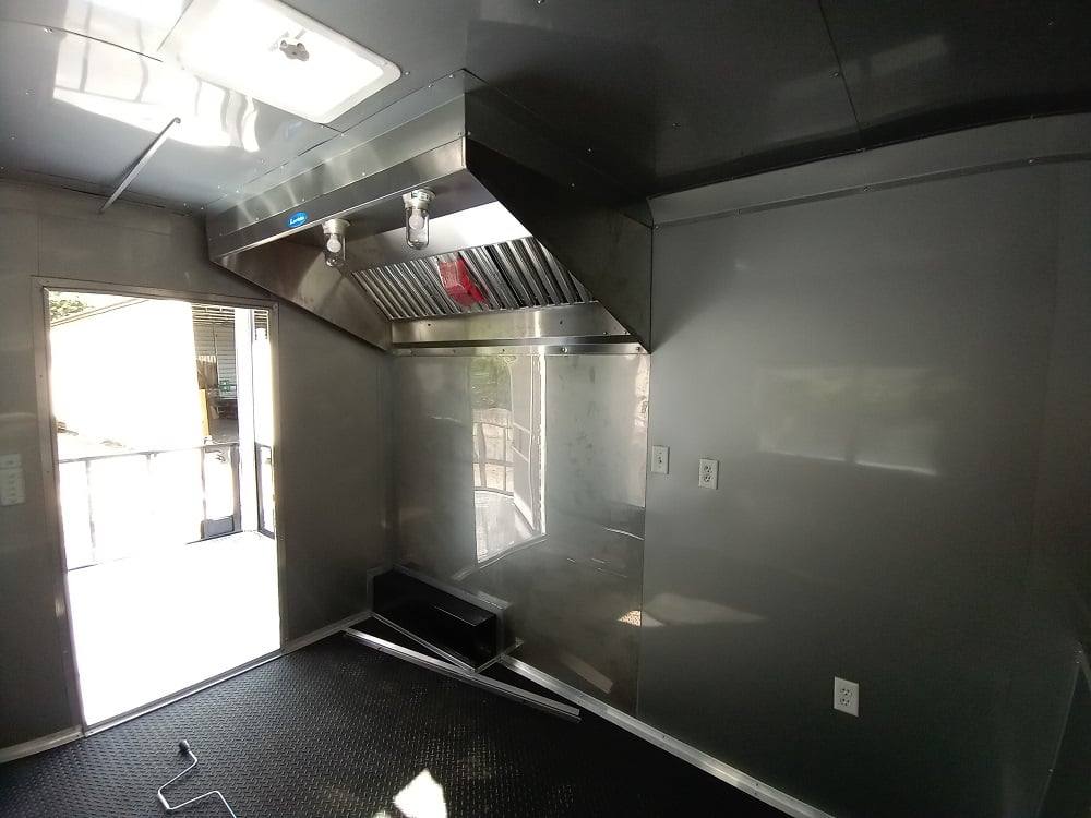 512-8.5-x-21-white-porch-style-bbq-vending-concession-trailer-with-appliances-27.jpg 8.5' x 21' White Porch Style BBQ Vending Concession Trailer with Appliances