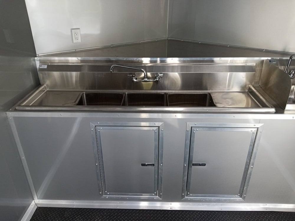 512-8.5-x-21-white-porch-style-bbq-vending-concession-trailer-with-appliances-32.jpg 8.5' x 21' White Porch Style BBQ Vending Concession Trailer with Appliances