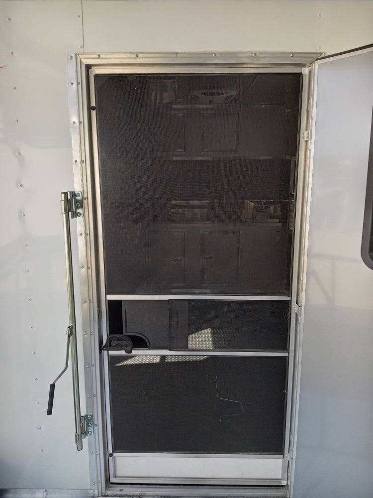 512-8.5-x-21-white-porch-style-bbq-vending-concession-trailer-with-appliances-36.jpg 8.5' x 21' White Porch Style BBQ Vending Concession Trailer with Appliances