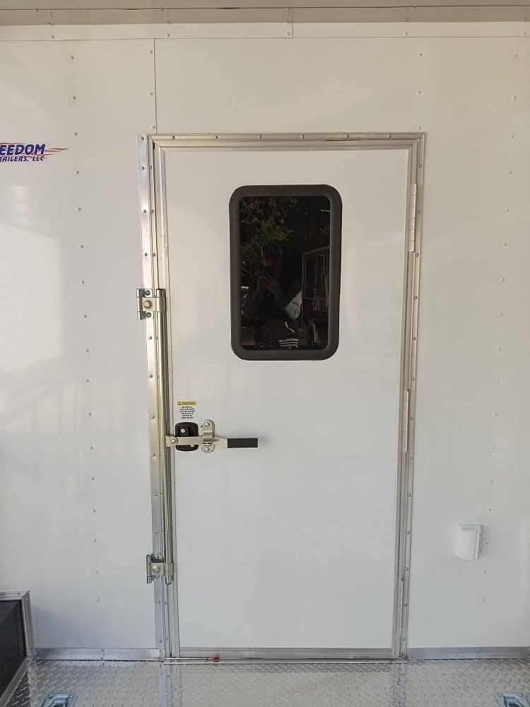 512-8.5-x-21-white-porch-style-bbq-vending-concession-trailer-with-appliances-38.jpg 8.5' x 21' White Porch Style BBQ Vending Concession Trailer with Appliances