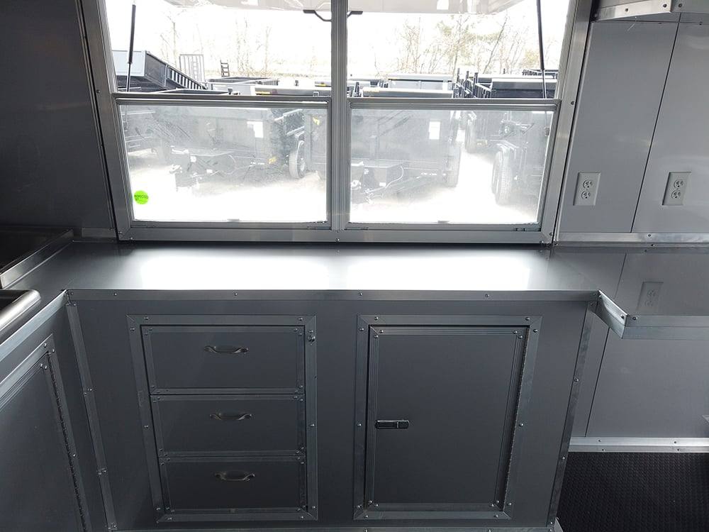 514-8.5-x-22-black-bbq-porch-concession-food-event-trailer-11.jpg 8.5' x 22' Black BBQ Porch Concession Food Event Trailer