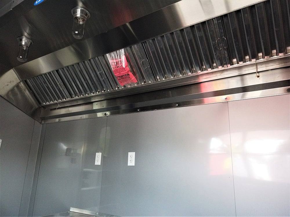 8.5' x 22' Black BBQ Porch Concession Food Trailer