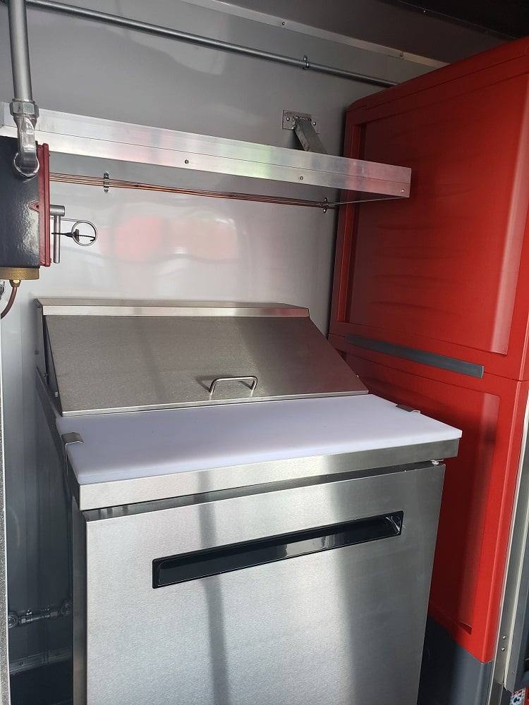 8.5' x 22' Black BBQ Porch Concession Trailer With Appliances
