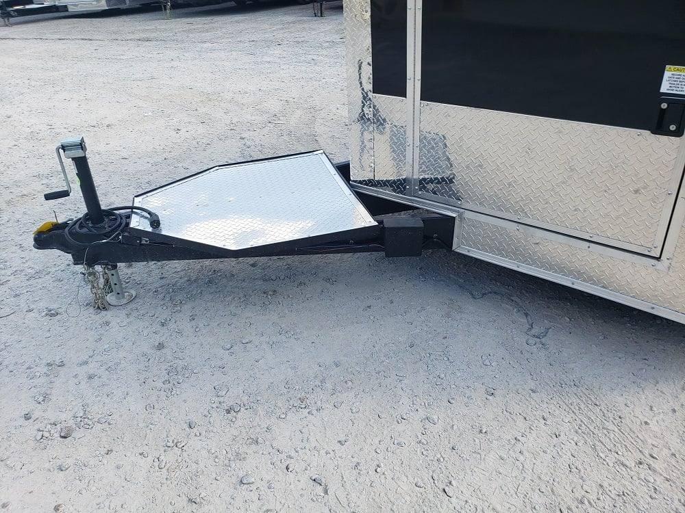 8.5' x 22' Black BBQ Porch Concession Trailer With Appliances