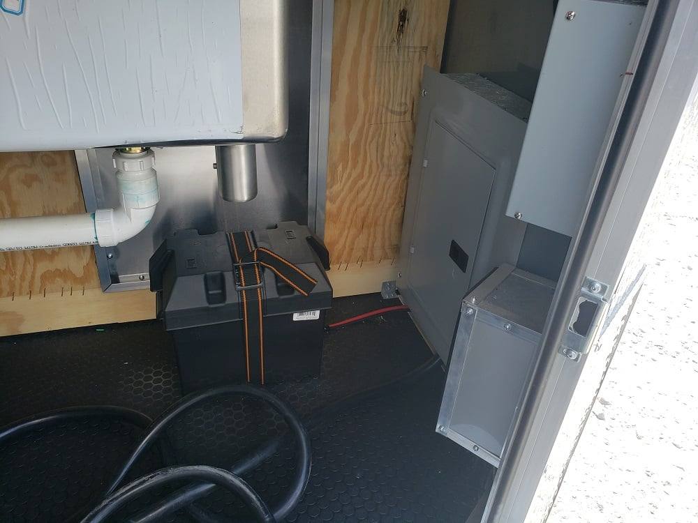 8.5' x 22' Black BBQ Porch Concession Trailer With Appliances