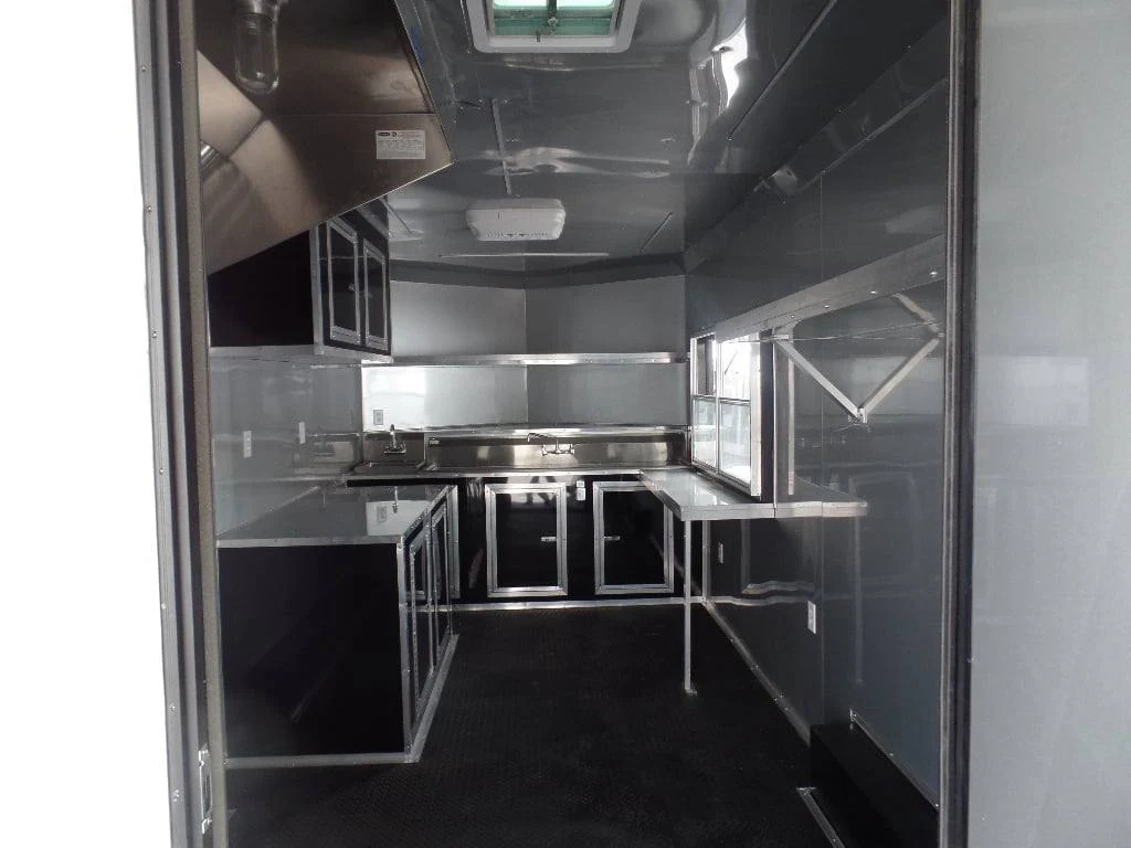 518-8.5-x-22-black-concession-bbq-food-event-catering-trailer-11.webp 8.5' x 22' Black Concession BBQ Food Event Catering Trailer
