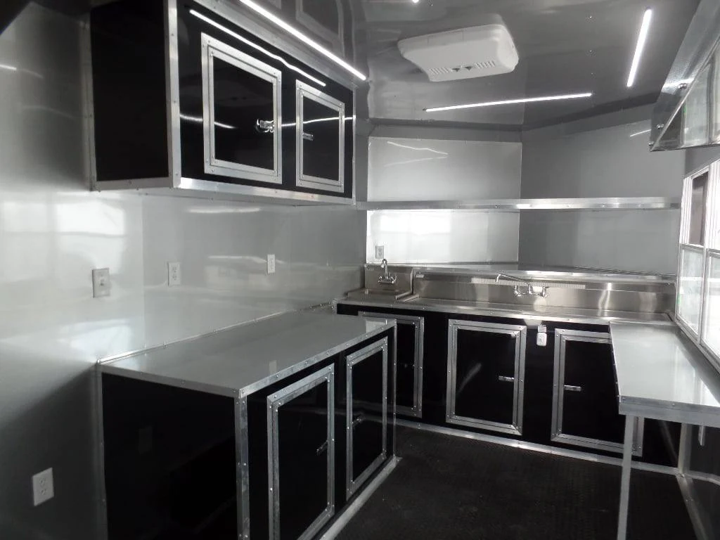 518-8.5-x-22-black-concession-bbq-food-event-catering-trailer-12.webp 8.5' x 22' Black Concession BBQ Food Event Catering Trailer