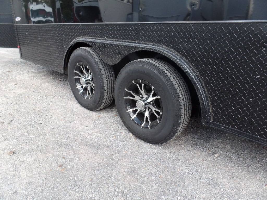 518-8.5-x-22-black-concession-bbq-food-event-catering-trailer-9.jpg 8.5' x 22' Black Concession BBQ Food Event Catering Trailer