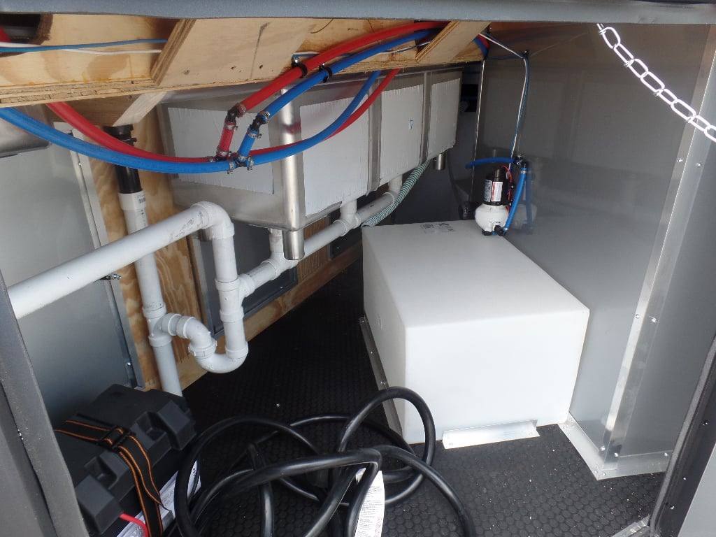 523-8.5-x-22-black-enclosed-bbq-porch-concession-food-trailer-21.jpg 8.5' x 22' Black Enclosed BBQ Porch Concession Food Trailer