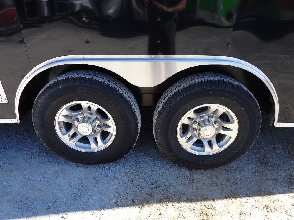 524-8.5-x-22-black-flat-nose-concession-food-trailer-22.jpg 8.5' x 22' Black Flat Nose Concession Food Trailer