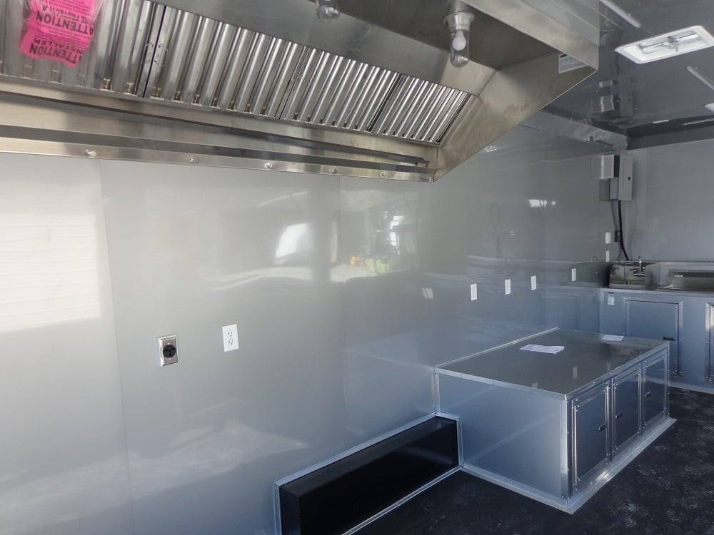 524-8.5-x-22-black-flat-nose-concession-food-trailer-3.jpg 8.5' x 22' Black Flat Nose Concession Food Trailer